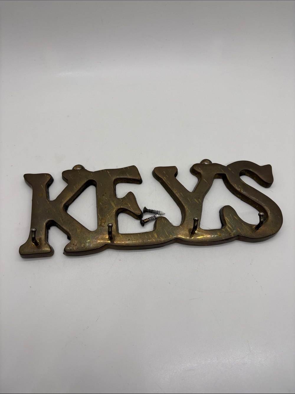 Brass Keys Wall Hook Rack